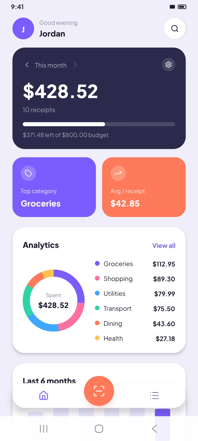 Chit Dashboard on Android