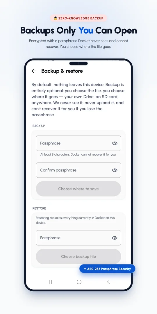 100% Private. Zero Cloud.
