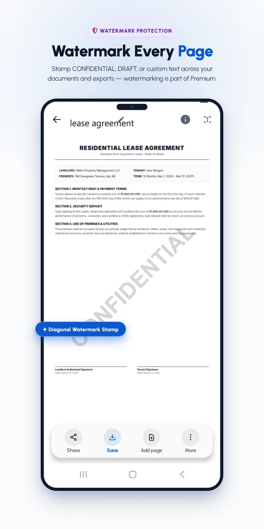 Watermark Every Page